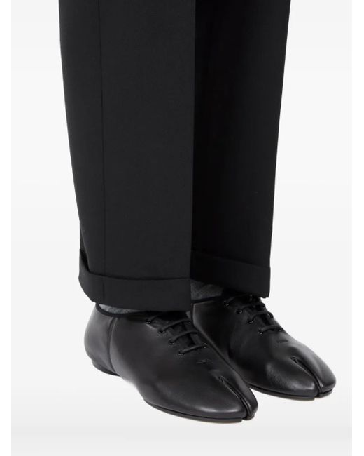 Maison Margiela Gray Tabi Jazz Lace Up Shoes for men
