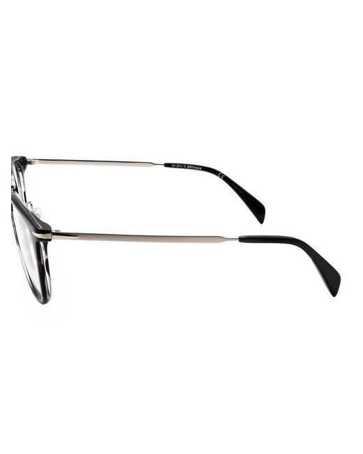 David Beckham Black Square-Frame Glasses for men