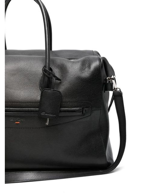 Borsone di Santoni in Black da Uomo