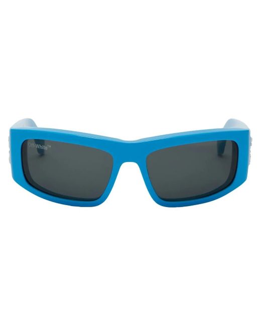 Off-White c/o Virgil Abloh Blue Joseph Square-Frame Sunglasses