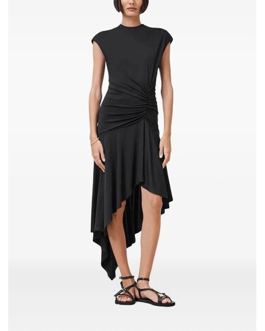 AllSaints ドレープ ドレス Black