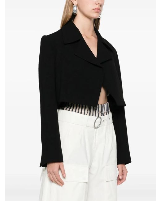 Low Classic Black Cropped Blazer