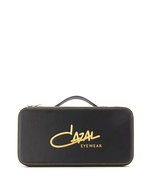 Cazal Embroidered Logo Eye Trotter in Black | Lyst Canada 