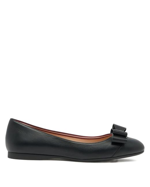 Bally Black Ysla Bow Ballet Flats