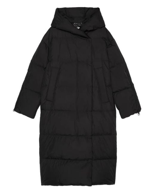 Marc O' Polo Black Hooded Puffer Coat