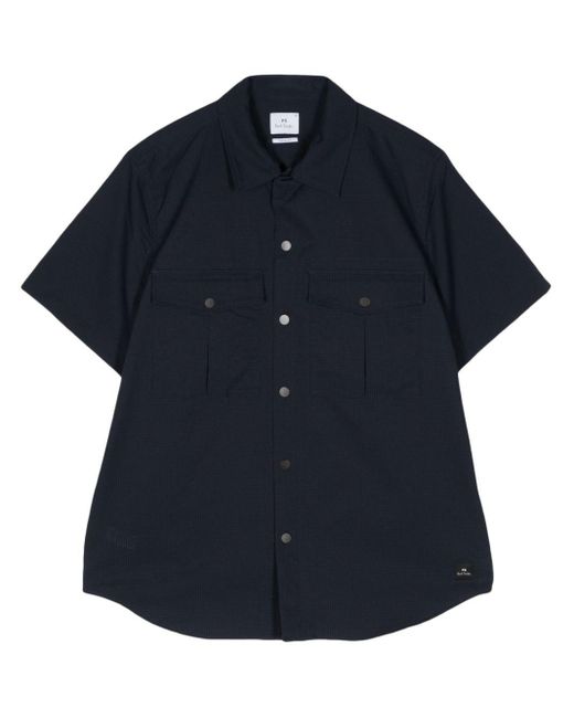 PS by Paul Smith Blue Short-sleeve Shirt for men