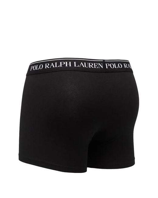 Polo Ralph Lauren Green Logo-Waistband Boxers (Pack Of Three) for men