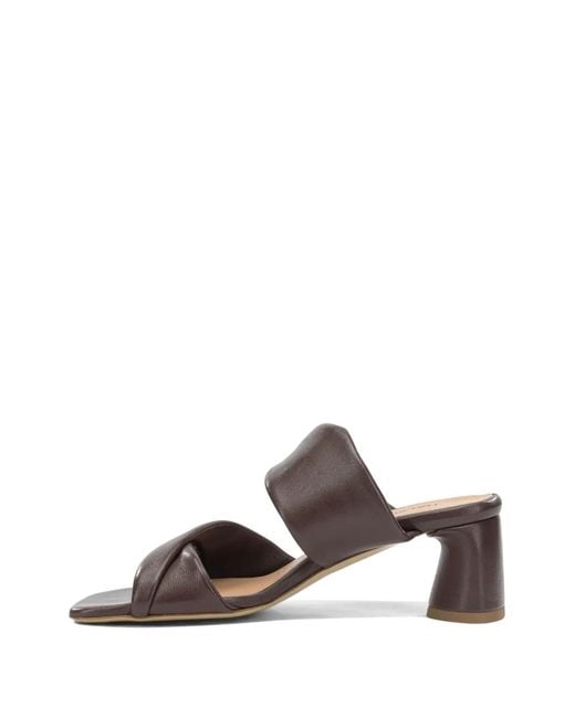 Halmanera White Dally Padded Crossover-Strap Sandals