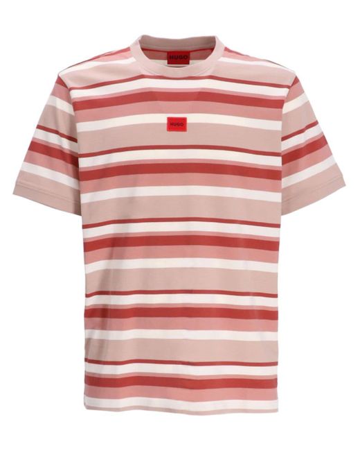 HUGO Red Diragolino_s Cotton T-shirt for men
