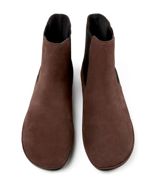 Camper Brown Nina Elasticated-Panel Chelsea Boots