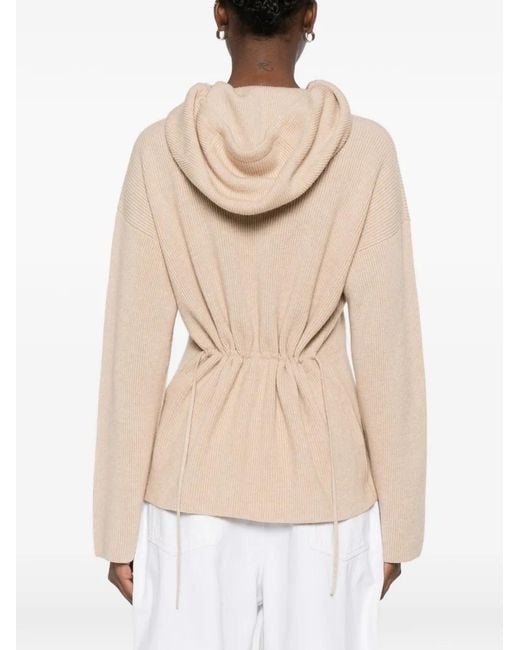 Fabiana Filippi Natural Long-Sleeves Hoodie