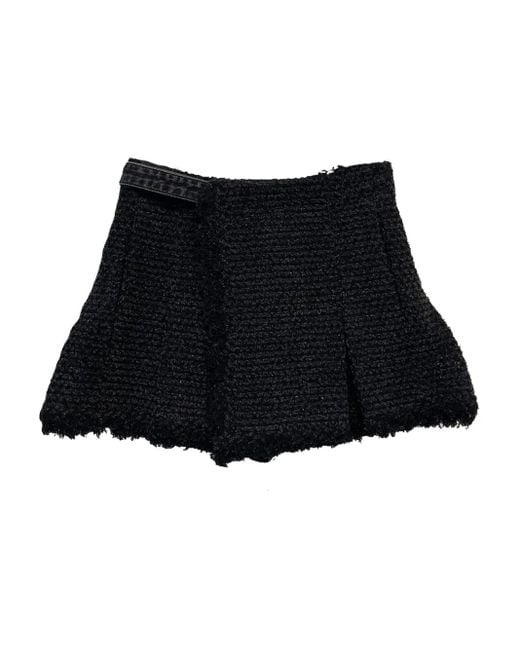 Sacai ツイード ショートパンツ Black