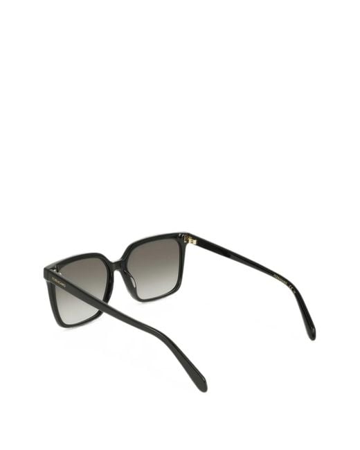 Ferragamo Eyewear Metallic Square-Frame Sunglasses