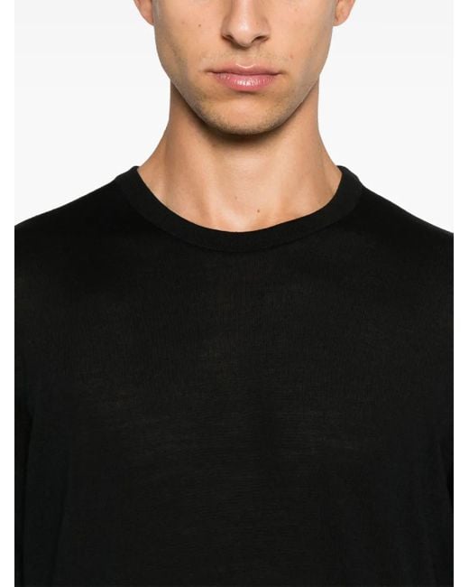 Kiton Wollen Trui in het Black voor heren