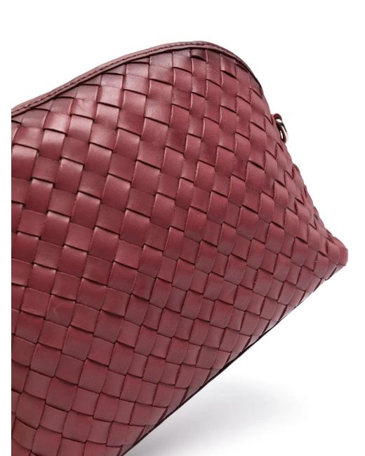 Dragon Diffusion Red Chunky Fellini Leather Crossbody Bag