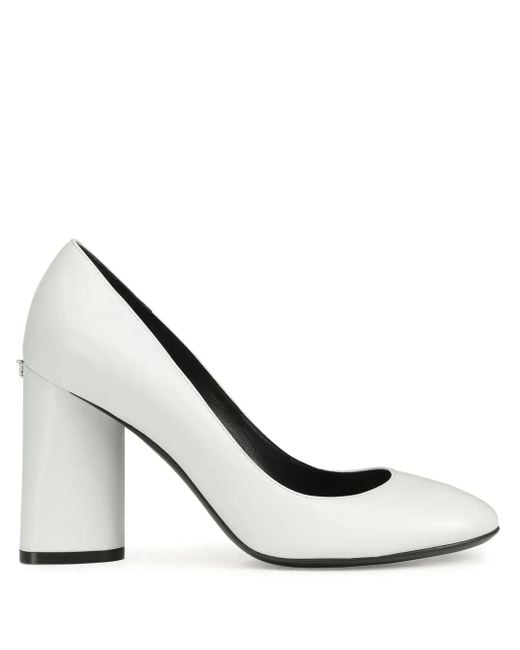 Sergio Rossi White Pumps Leather