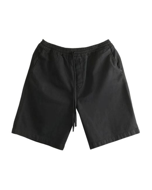 Carhartt Black Floyde Drawstring-Waist Shorts for men