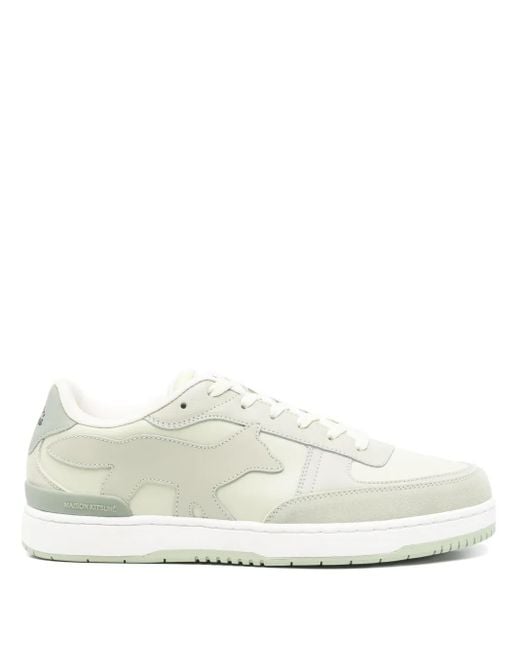 Maison Kitsuné White "Chiru" Trainers Shoes for men