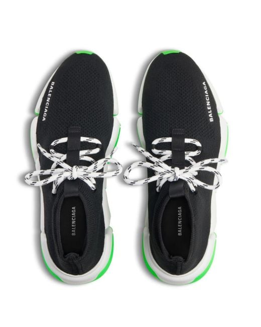 Balenciaga Green Speed 2.0 Lace-up Sneakers for men