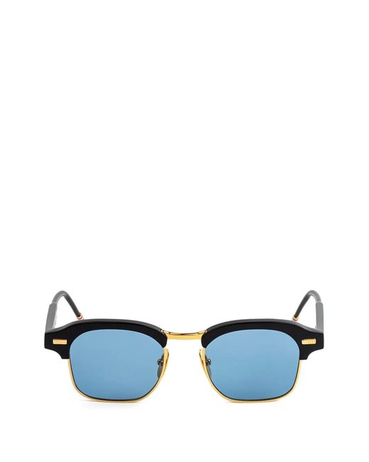 Thom Browne Blue Square-Frame Sunglasses