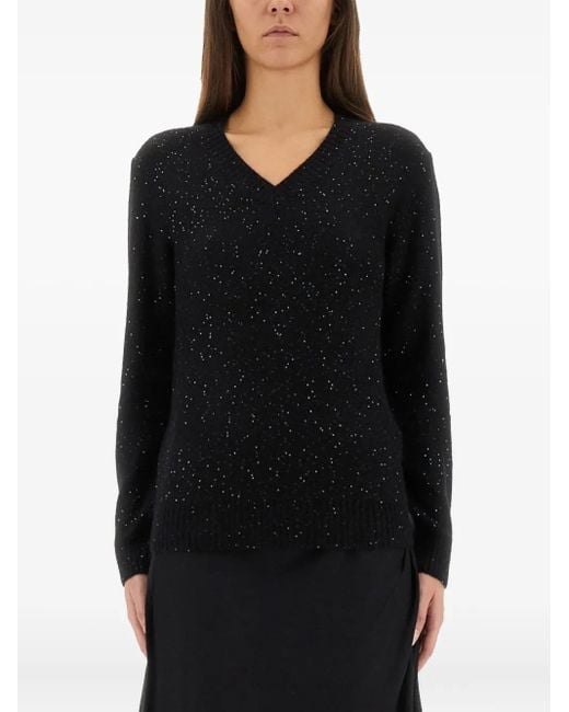 Fabiana Filippi Black Sequined Shirt