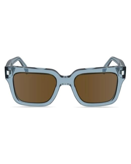 Paul Smith Blue Kenton Square-Frame Sunglasses