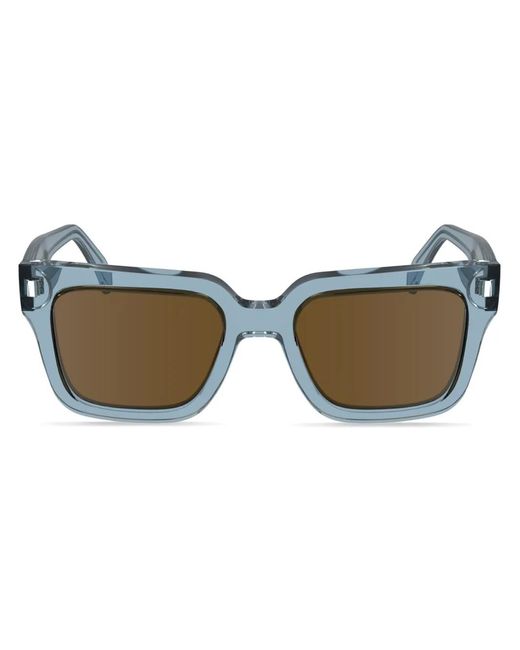 Paul Smith Blue Kenton Square-Frame Sunglasses