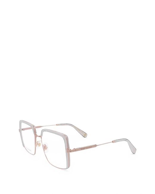Marc Jacobs White Square-Frame Glasses