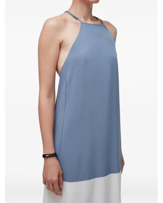 Osklen Blue Neckholder-Kleid