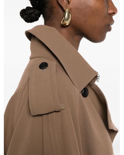 Max Mara Brown Mxmcerto Belted Trench Coat