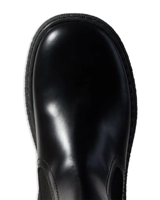 Sunnei Black Cemento Chelsea Boots