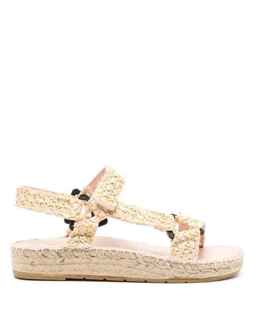Manebí Natural Yucatan Raffia Espadrilles
