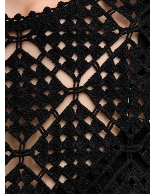 Top De Ganchillo DKNY de color Black