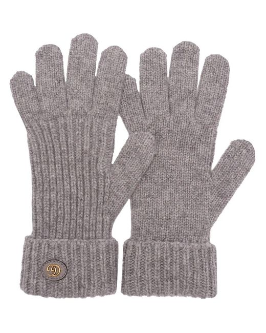 Gucci Gray Double G Gloves