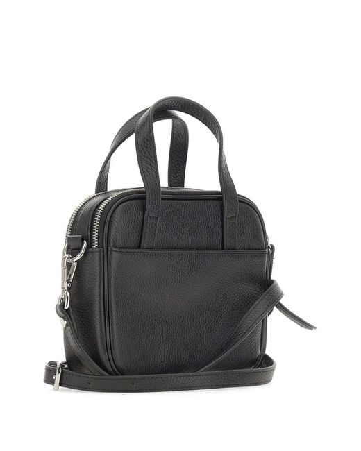 Gianni Chiarini Carré ボクシー レザーバッグ ミニ Black