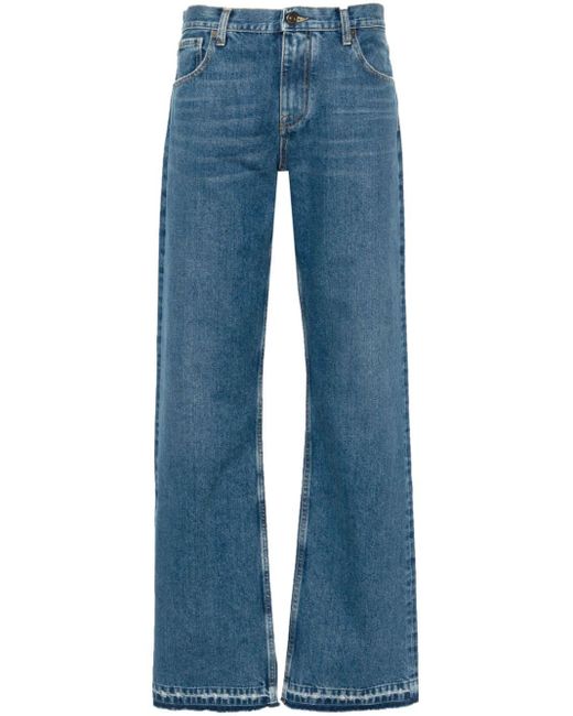 Alanui Blue Straight-leg Jeans