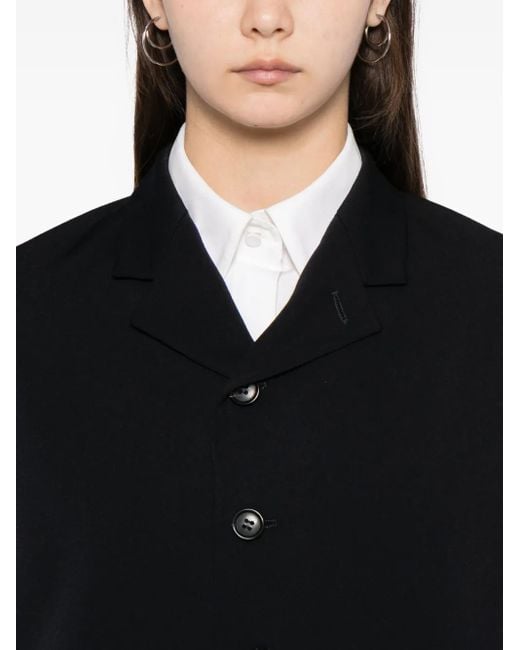 Comme des Garçons Black Wool Blazer