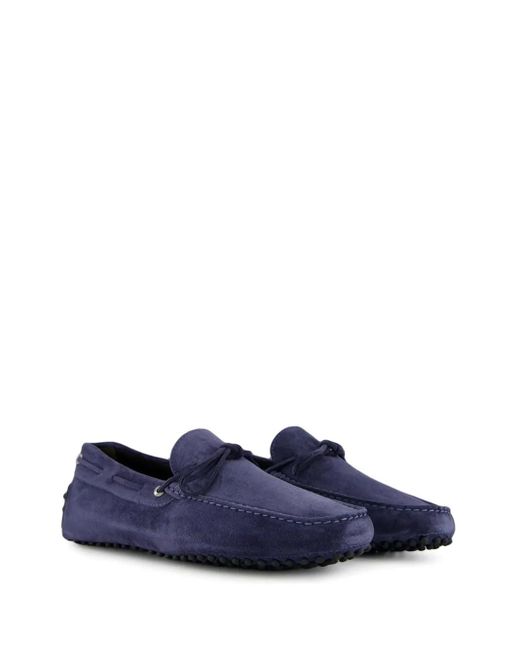 Aurélien Blue Suede Leather Loafers for men