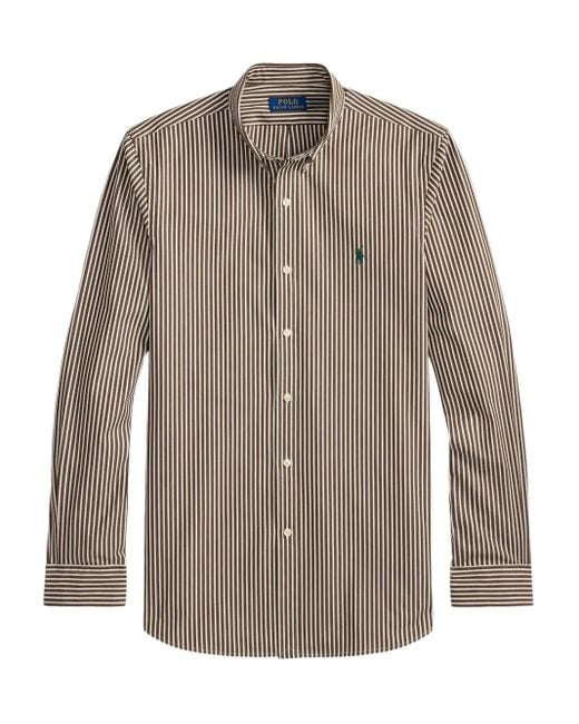 Polo Ralph Lauren Brown Long Sleeve Sport Shirt Clothing for men