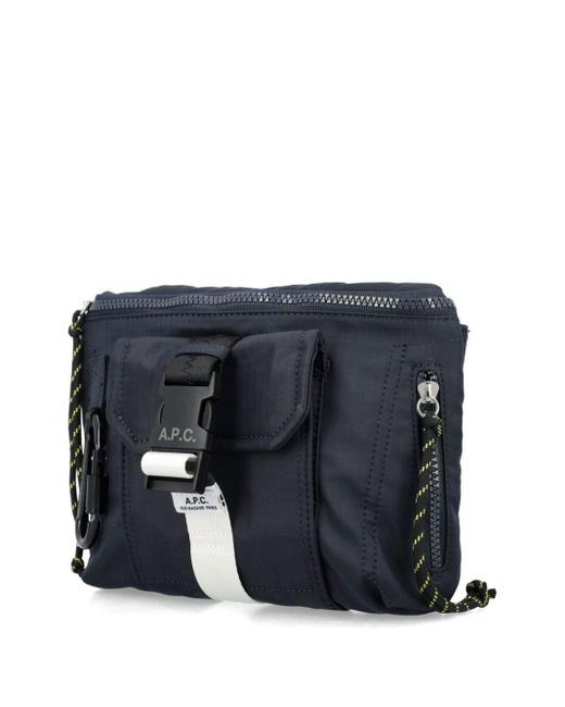 A.P.C. Blue Trek Belt Bag for men
