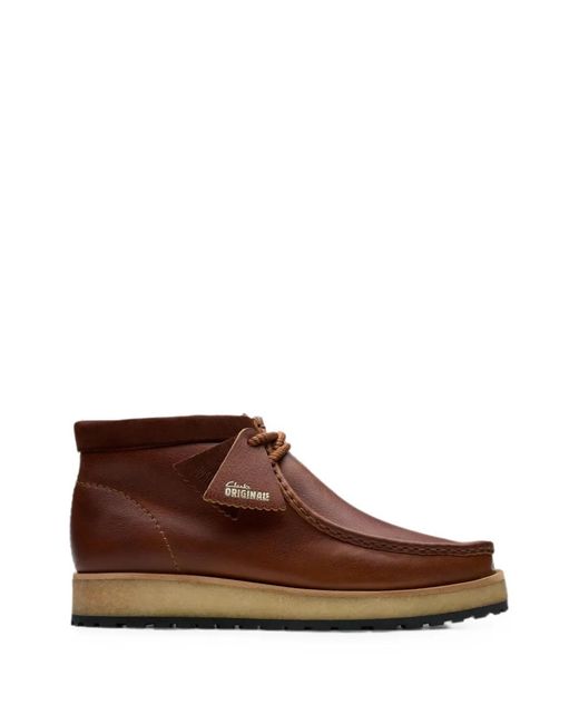 Clarks Brown Wallabee Scout Boots for men