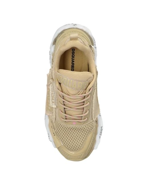 DSquared² White Faster Sneakers