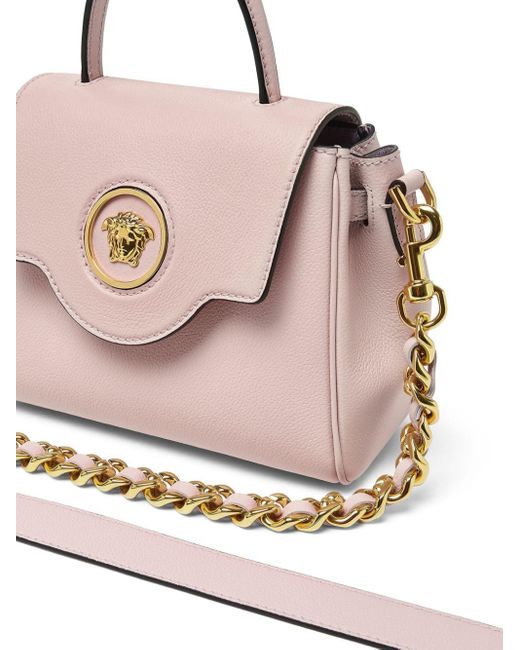 Versace Pink Kleine La Medusa Handtasche
