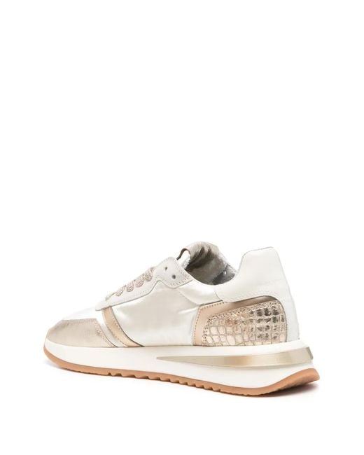 Philippe Model White Flat Shoes
