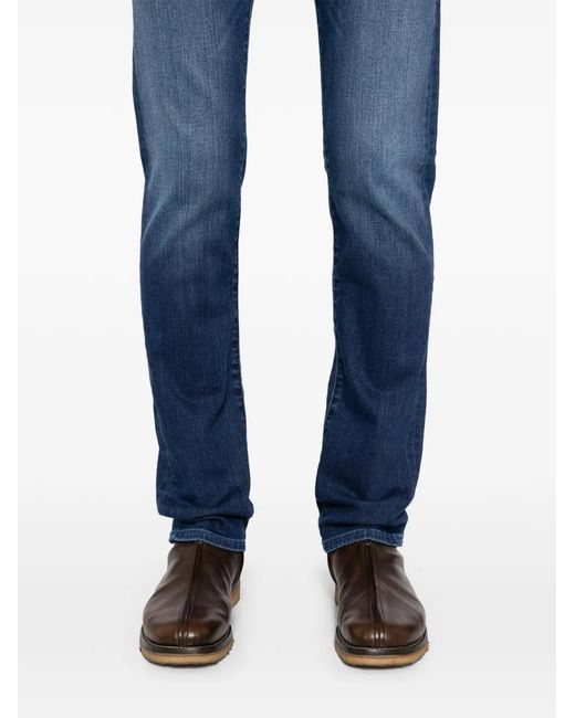 Jacob Cohen Blue Bard Slim-Fit Jeans for men