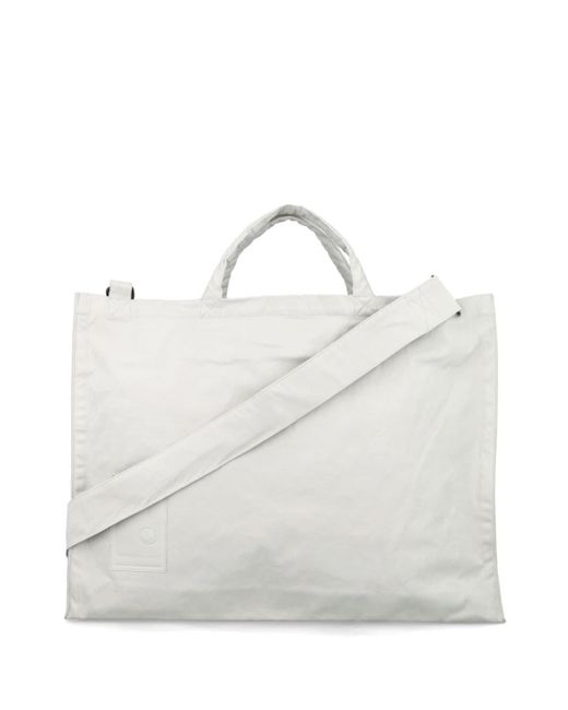 C P Company White Logo-appliqué Tote Bag for men