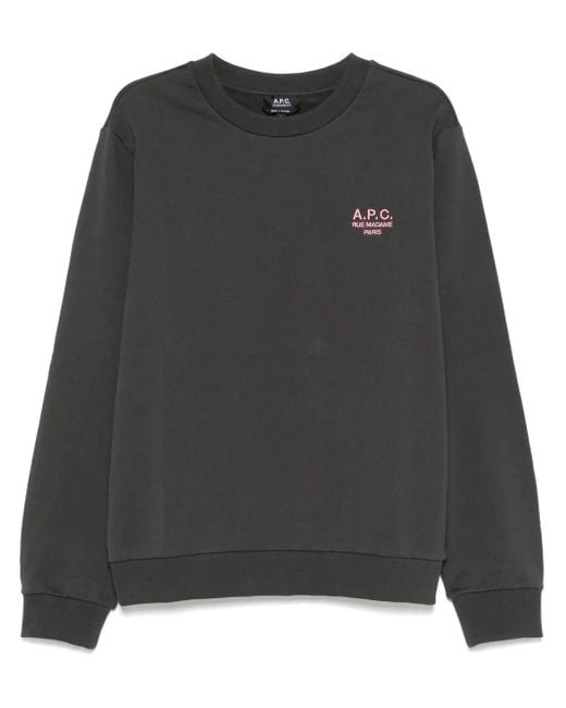A.P.C. Black Standard Rue Madame Sweatshirt
