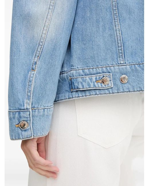 IRO Blue Buttoned Jacket