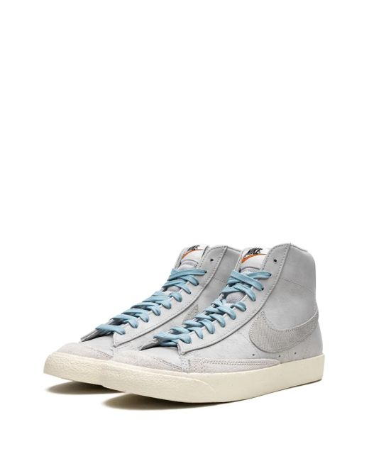 Nike White Blazer Mid '77 Prm Fog" Sneakers for men