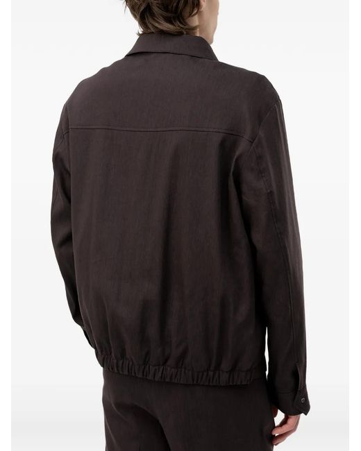 Boss Black Press-Stud-Fastening Jacket for men